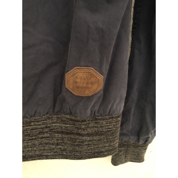 Naketano Brand New World Hooded Jacket Women’s Small Gray Full Zip Casual Hoodie - Picture 11 of 14